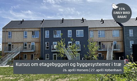 Lær om etagebyggeri og byggesystemer i træ fra førende specialister! - træbyggeri