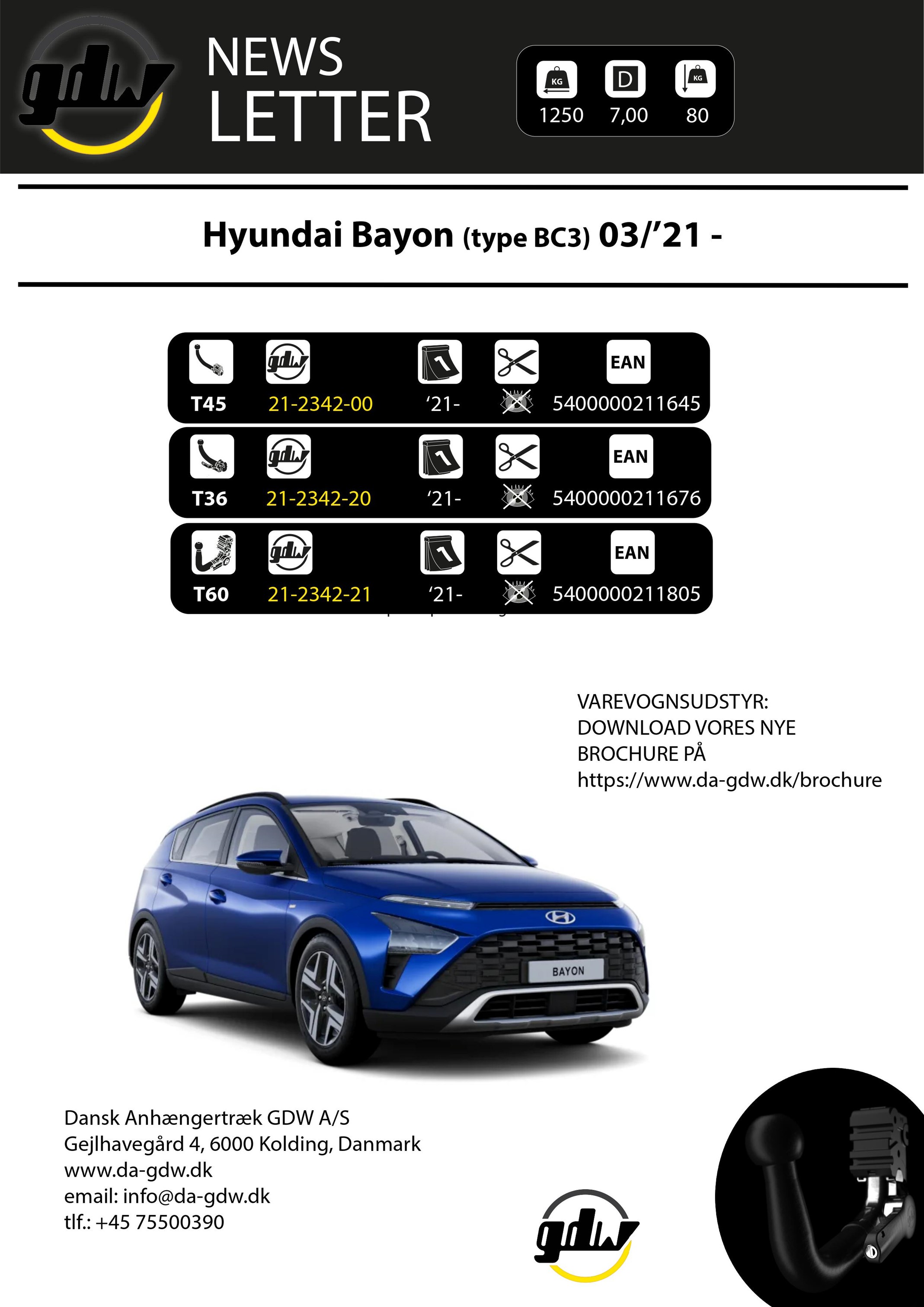 Hyundai Bayon anhængertræk Motor-magasinet