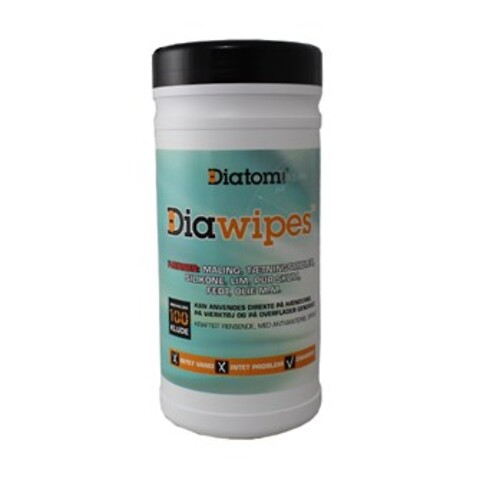 DiaWipes affedtnings- og renseklude til hænder, værktøj og overflader