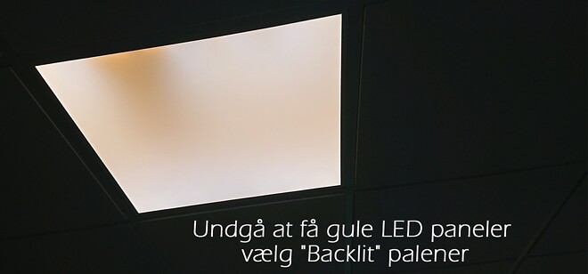 Kvalitet LED paneler 