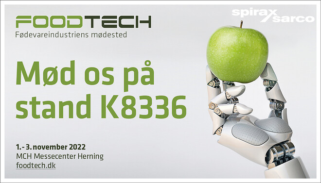 Mød os på Foodtech 2022, stand K8336.