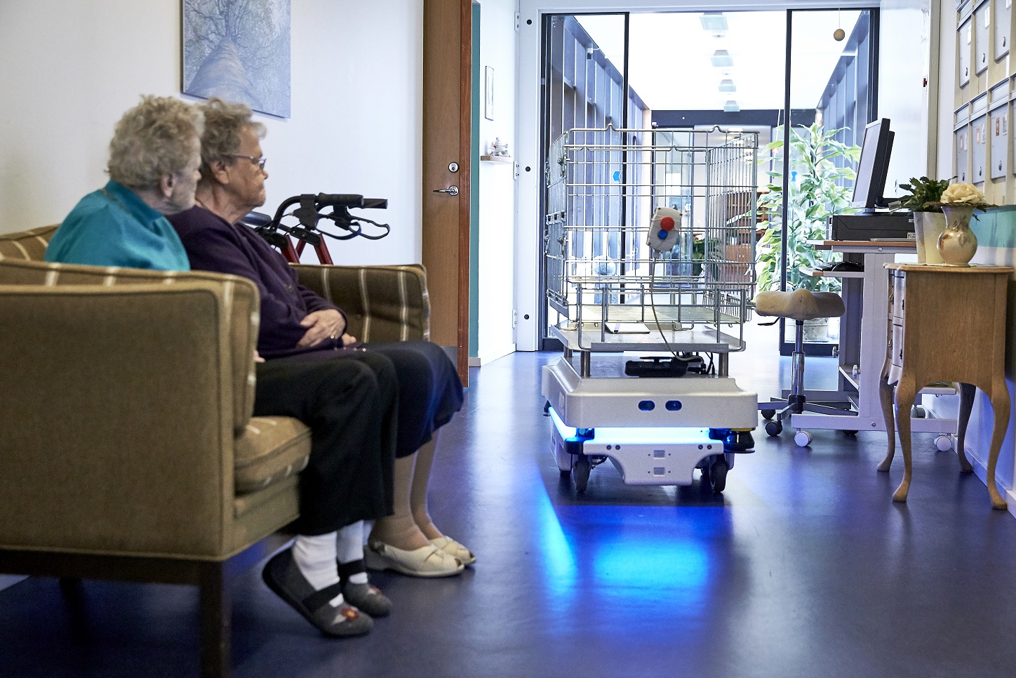 MiR-robot sendt plejehjem