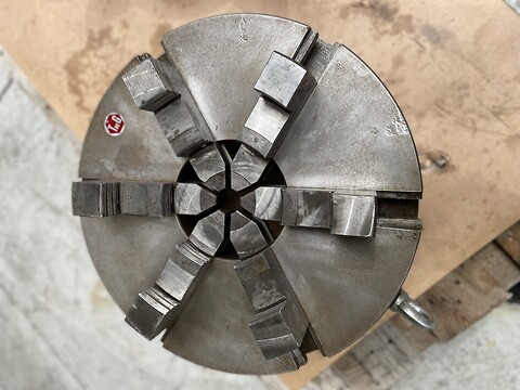 CHUCK TDEG med 6 bakker diameter Ø 500 mm
