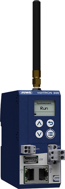 Trådlöst kompletterande system för JUMO´s automationssystem- JUMO variTRON 300 - JUMO, varitron 300, CODESYS V3.5 SP16,kundspecifik