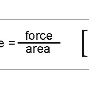 I fysik defineres tryk som den kraft, der påvirker et bestemt område