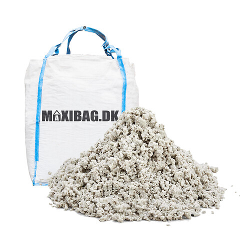 Hvid stenmel i bigbag - inkl. levering - Hvid stenmel i bigbag fra maxibag.dk - Hurtig levering til hele Danmark.
