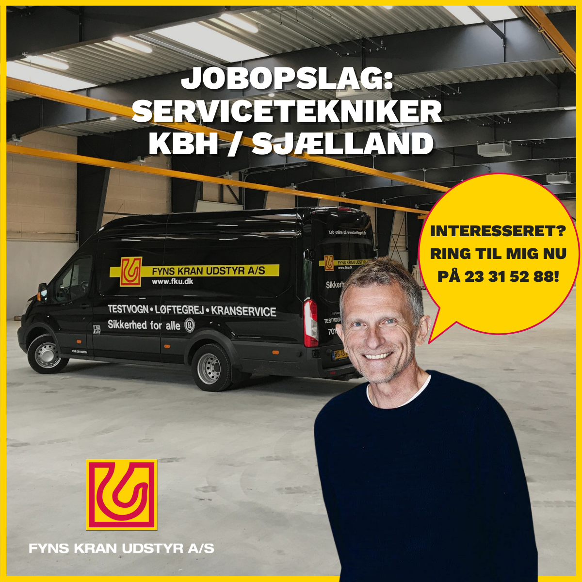 Måske er du vores servicetekniker i KBH/på Sjælland?