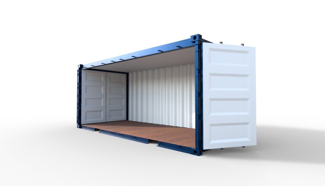 score Personlig kop Lej en sidedørscontainer hos ALPHA Containers A/S