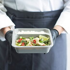 CPET, återvunnen plast, förslutning, Duniform, BioPak, take-away, Duni