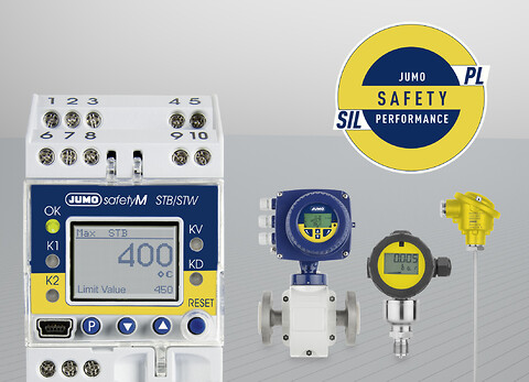Innovativ, kompakt SIL- och PL-lösning för temperatur- JUMO Safety Performance - SIL