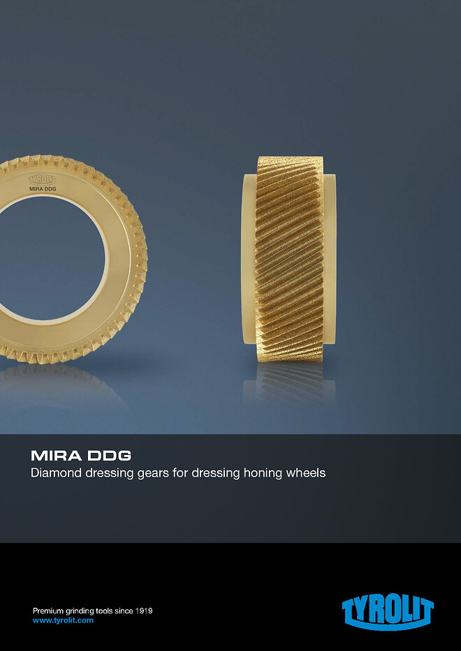 MIRA DDG\nDiamond dressing gears for dressing honing wheels