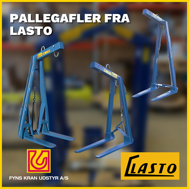 Lasto-Pallegafler-Fyns-Kran-Udstyr