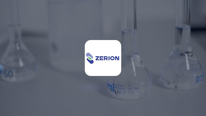 Laboratory and company logo