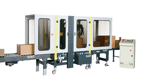 Siat SM44 - Kartonlukker, Kartonlukning, SIAT, Automatisk pakkelinje, Automatiske pakkelinjer, SIAT SM44