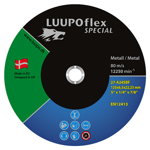 Luupoflex Special skrubskive til metal