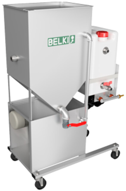 BELKI 60 S - BELKI olieseparator type 60S til separation af krævende applikationer fx. vaskemaskiner med partikelforurening. Kapacitet på op til 300 l/h og med mulighed for tilslutning af flere vippesug.