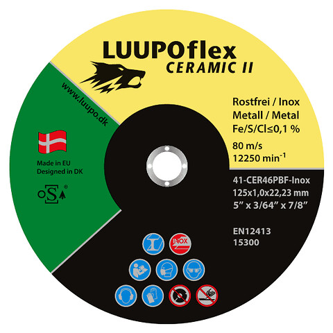Luupoflex Ceramic II – forsat skæreskive