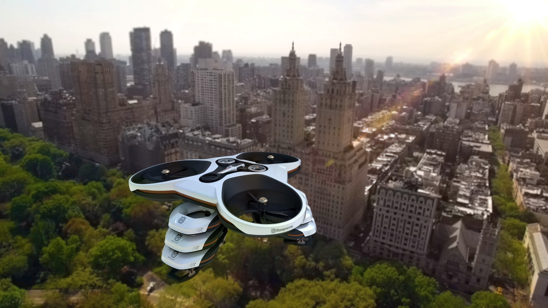 leje skarpt Motherland SE VIDEO: Flyver robotplæneklipperne ind med drone