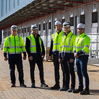 Team-Flexhal under ledelse af projektchef Jeppe Ramskov Jeppesen