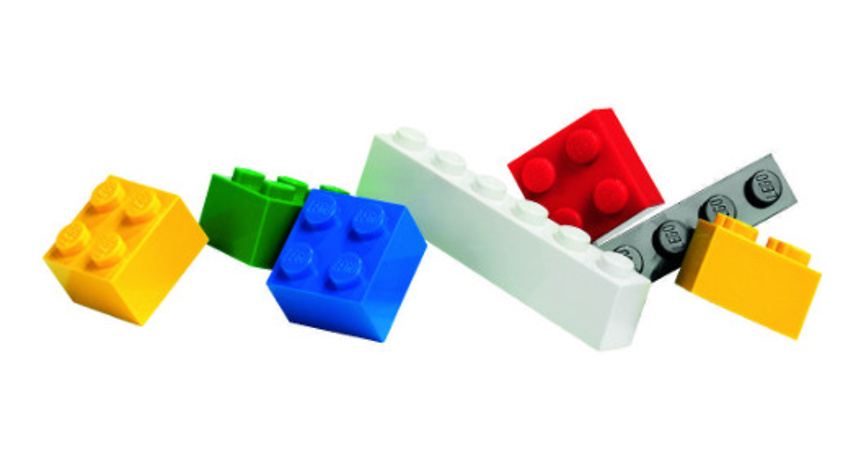 Lego bygger fabrik