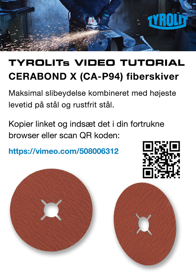 TYROLITs Cerabond X fiberskive