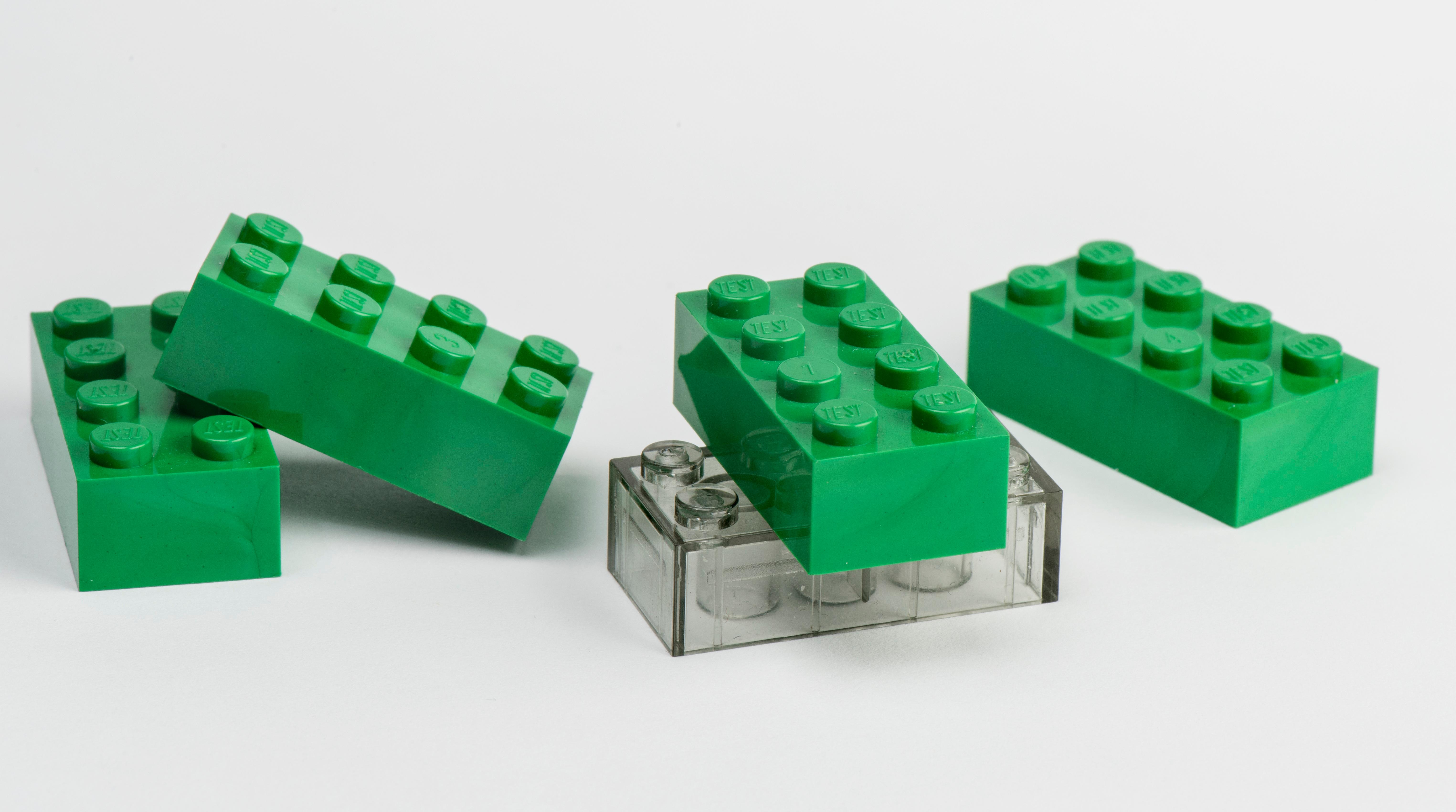 at tiltrække pålægge Array af Lego er 2 procent i mål med drømmen om grønne klodser