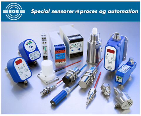 Special- og standard sensorer fra EGE-Elektronik i mere end 40 år . - Special sensorer til mange formål.\nEGE-Elektronik.