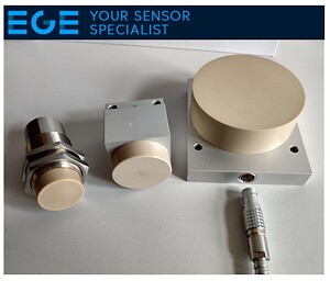 Induktiv sensor til +250°C\nEGE-Elektronik.