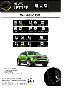 Opel Mokka Dragkrok fron GDW