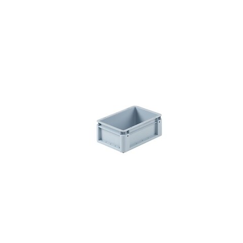S-kasse 300x200x120 mm u/hå.hul -grå