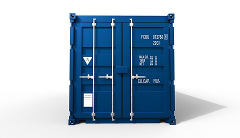20-fods container med easy open - Lej eller køb en container med easy open hos ALPHA Containers