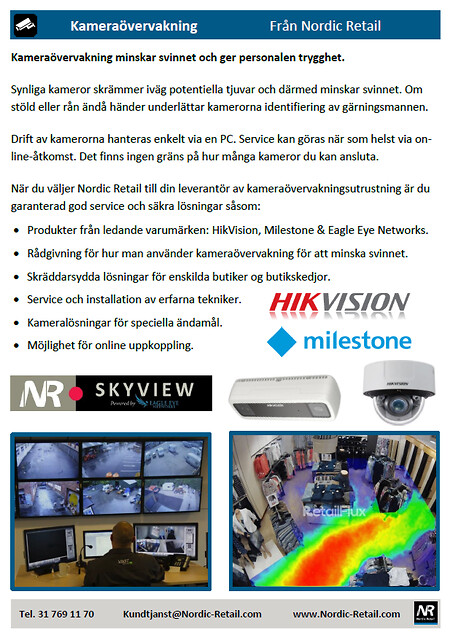 Nordic Retail - Kameraövervakning