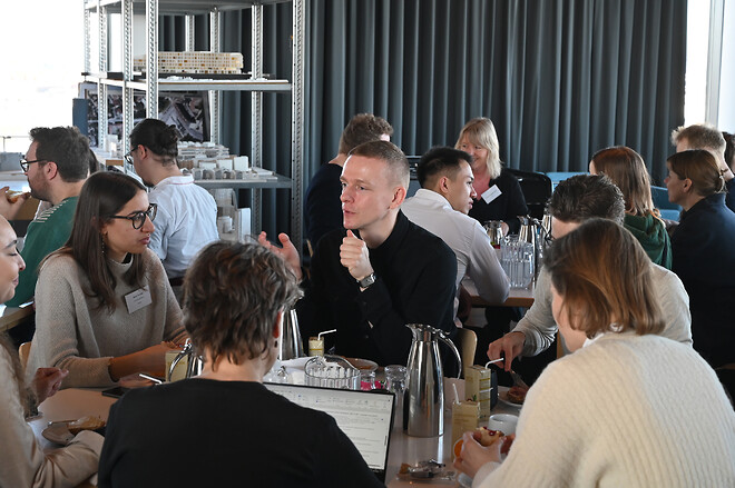 60 nye medarbejdere i C.F. Møller Architects var samlet på hovedkontoret i Aarhus.