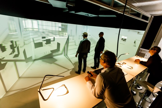 Arkitektskole virtual reality-biograf
