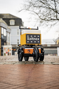 Robotsalter saltrobot Saltnex Capra Robotics samarbejde fremtiden glatførebekæmpelse væskespreder saltlage