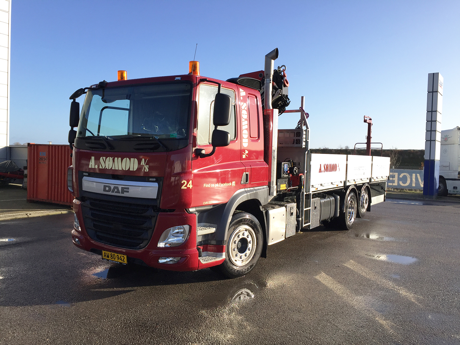 Lastas Trucks A/S har leveret en DAF 440 FAN SC AS-Tronic til A. Sømod A/S Transportmagasinet