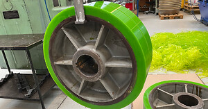 Rullebukkehjul til dansk producent af vindmølletårne