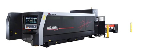 Begagnad AMADA LCG AJ 4kW Fiber Laser