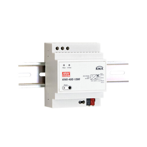 KNX-40E 1280 mA strømforsyning til KNX applikationer -- Power Technic - KNX-40E fra MEAN WELL. Forhandler er Power Technic. Ring 70 208 210