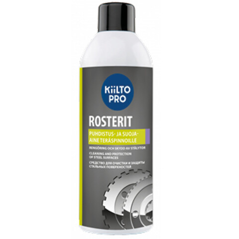 Kiilto Rosterit - Spray til rengøring og beskyttelse af ståloverflader