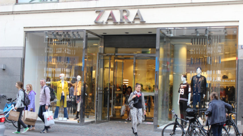 Hos Zara er stort set alle udlændinge