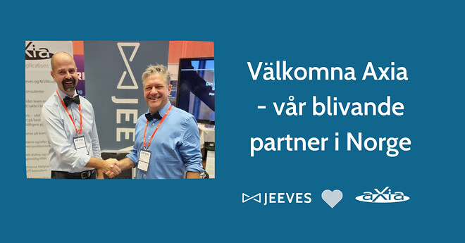 Jeeves och Axia i partnerskap