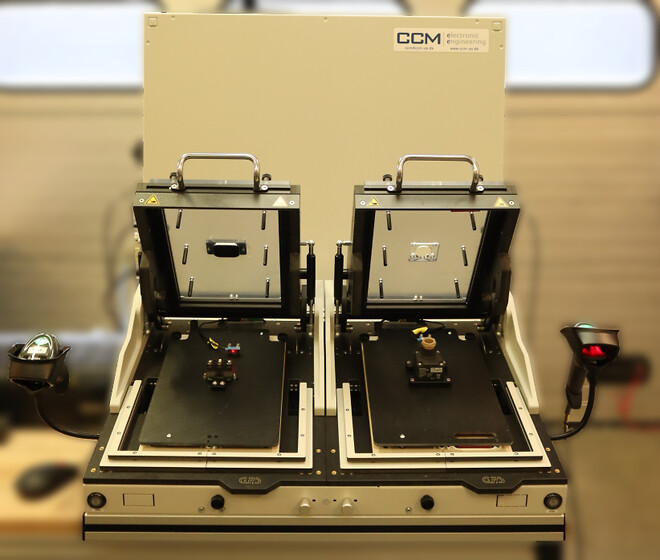 The newly delivered CCM tester is designed for electronic coil controller programming test and function test. 