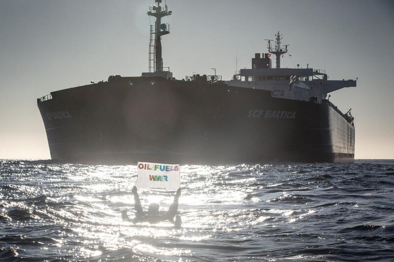 Tidsplan Øde Virkelig Greenpeace i antirussisk-STS-aktion ud for Frederikshavn netop nu