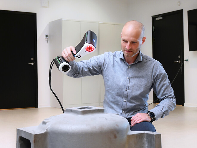 Kasper F. Krogh 3D scanner med T-SCAN hawk