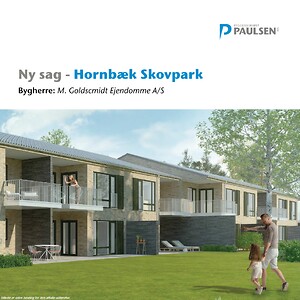 Byggeselskabet PAULSEN A/S - Ny sag: Hornbæk Skovpark.