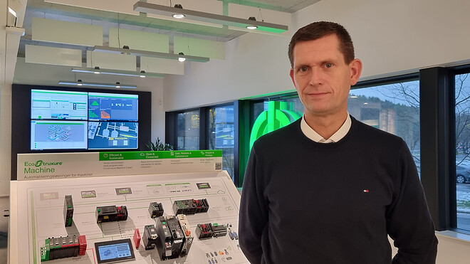 Tony Strand, offer manager frekvensomformere i Schneider Electric Norge