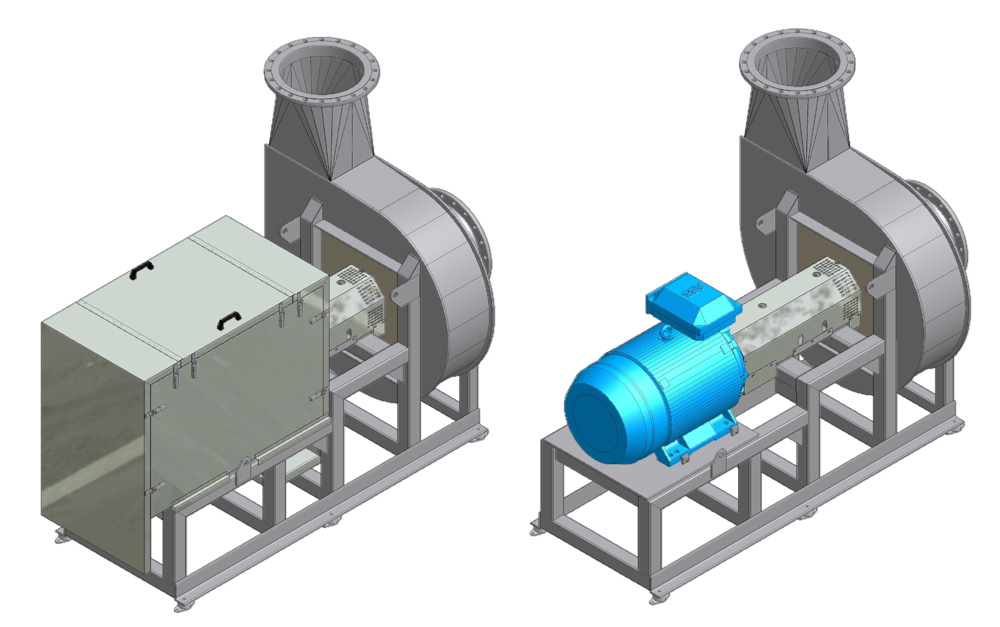Ventilator til 1,5 bars overtryk Metal Supply DK