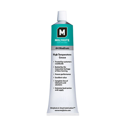 MOLYKOTE 44 Medium smørefedt, Hvid, Tube 100 g