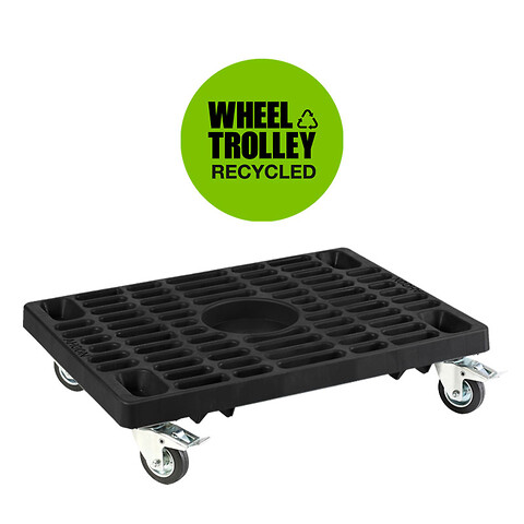 Ahcon WHEEL TROLLEY RECYCLED PALLET  BASIC